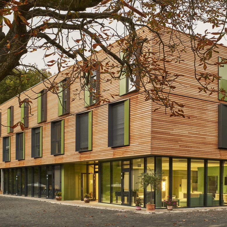 Das 2018 neu errichtete Schulgebäude "Wiesenhaus"